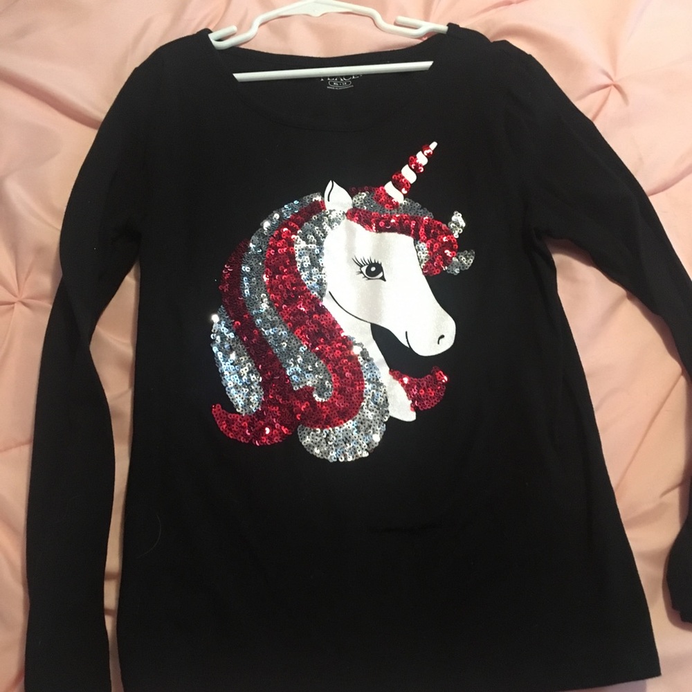 3 girls tops size large—worn once each